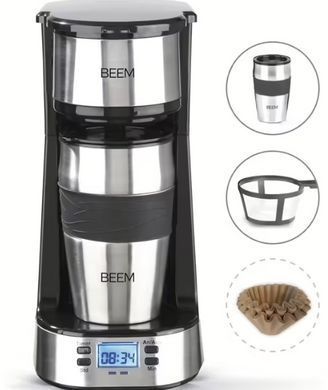 Кофеварка BEEM 750Вт з Термокружкою 0.4л Thermo ТwoGo с таймером