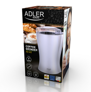 Электрическая кофемолка 150Вт Adler AD 443 на 70г кофе