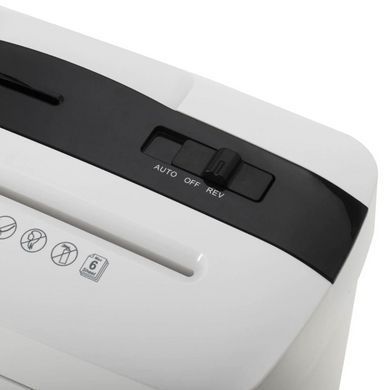 Шредер Adler AD 1037 White, уничтожитель документов P-4, конфетти 4&times;39 мм, 6 листов, CD, карты, 13 л