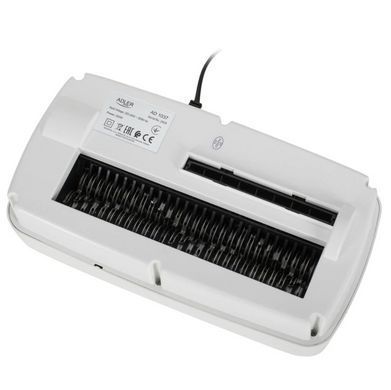 Шредер Adler AD 1037 White, уничтожитель документов P-4, конфетти 4&times;39 мм, 6 листов, CD, карты, 13 л
