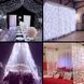 Гирлянда штора капля росы Sun Lamp 3х3 метра 300 LED с пультом и USB питанием, белое свечение