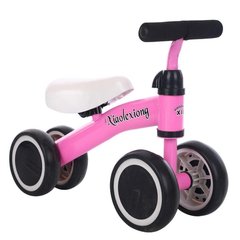 Біговел дитячий Xiaolexiog чотириколісний балансир без педалей 1-3 роки pink
