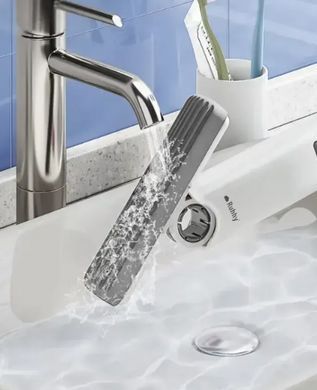 Компактная мини-швабра для мытья окон Ruhhy 24345 с 2 насадками, самоотжим, без разводов