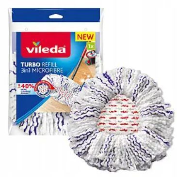 Швабра Комплект 3в1+ведро с отжимом Vileda Turbo Smart улучшенная насадка набор для уборки
