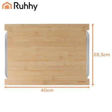 Бамбукова дошка з контейнерами Ruhhy 25707