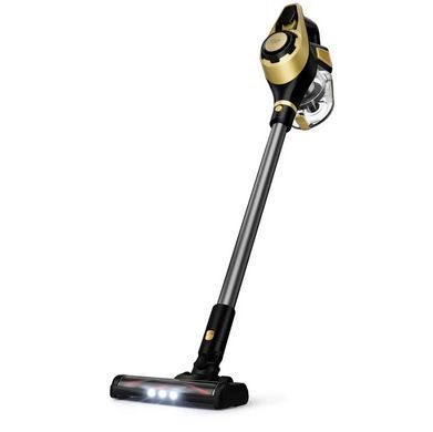 Вертикальний дротовий пилосос Adler AD 7083 Light gold, потужність 15000 Па з турбощіткою та HEPA 13