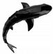 Акула Shark на дистанционном управлении на пульте плавает под водой