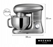 Профессиональный тестомес Mozano Kitchen Machine 2300 Вт чаша 6,2л Silver