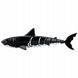 Акула Shark на дистанционном управлении на пульте плавает под водой