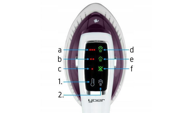Відпарювач для одягу Yoer X-Smooth 1300 Вт вертикальна парова праска