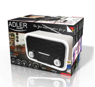 Радиоприемник с часами Bluetooth-радио Adler AD 1185