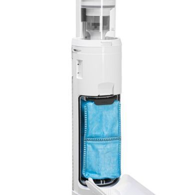 Акумуляторний вертикальний пилосос Adler AD 7087 350W бездротовий зі станцією самоочищення без мішка Чорний