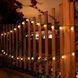 Уличная светодиодная гирлянда 12 метров 100 LED на солнечной батарее "Хрустальные шары"
