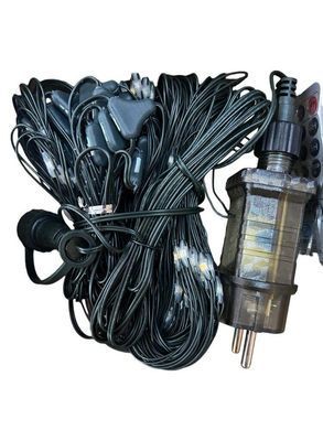 Вулична гірлянда сітка SunLamp 180 LED, 3x2 метри з пултом управління, Ідеальна для саду та парків