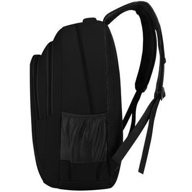 Рюкзак Trizand 24540, 38 л, Oxford 600D, з кишенями, анатомічна спинка, чорний