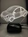 Світильник нічник 3D VW Beetle USB, акумулятор