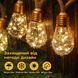 Вуличний та домашній LED світильник Sunlamp 8 м + 2 м, 20 ламп по 10 LED, 220V, IP65, тепле світло, 8 режимами