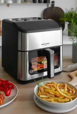 Аэрофритюрница Mozano AirFry Chef AGD/FRY/03#, 8 л, 1800 Вт, 21 программа