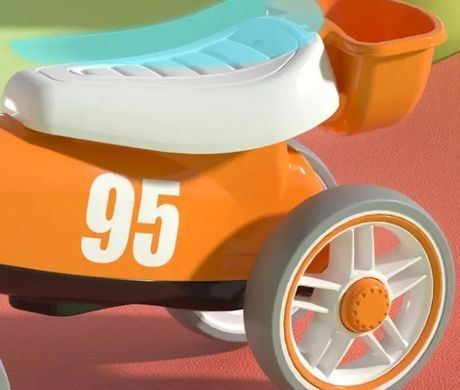 Біговел Tech 95 чотириколісний помаранчевий