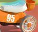 Біговел Tech 95 чотириколісний помаранчевий