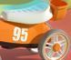 Біговел Tech 95 чотириколісний помаранчевий