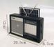 Радіоприймач з USB SD TF Mp3-плеєром ліхтариком із Solar панеллю