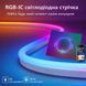 Розумна гнучка неонова світлодіодна стрічка Neon LED RGB-IC з Bluetooth USB і синхронізацією музики 5 метрів Водостійкий смарт гнучкий