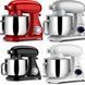 Планетарний міксер тістоміс 1800Вт чаша 8л COOKDEYI SM 1522NM red