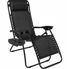 Шезлонг, крісло пляжне Zero Gravity max 120кг