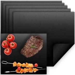 Килимок для гриля/духовки Ruhhy 23471, набір 5 шт, антипригарний, 33&times;40 см, PTFE, багаторазовий