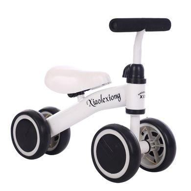 Біговел дитячий Xiaolexiog чотириколісний балансир без педалей 1-3 роки white