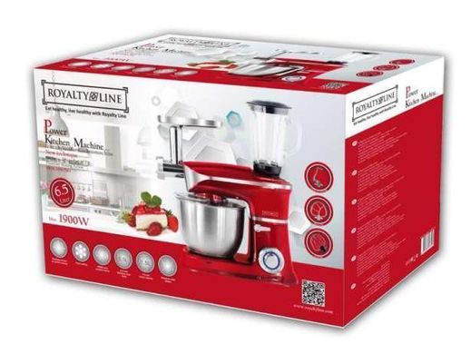 Кухонная машина Royalty Line 3в1 RL-PKM1900.7BG Red
