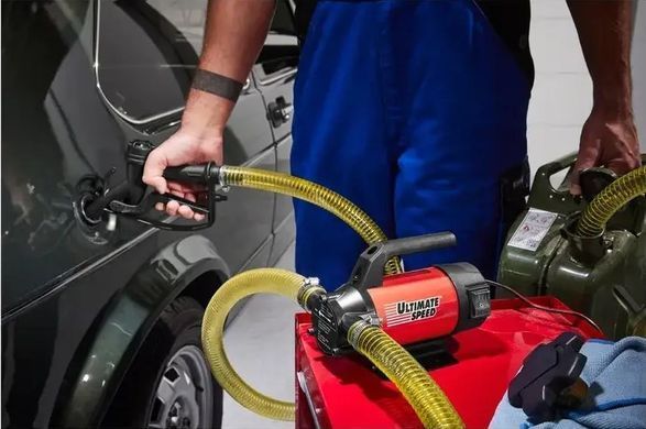 Насос для перекачки дизельного топлива и масла Ultimate Speed USOP 50 A1 12 В 160 Вт 50 л/мин