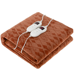 Электрическое очень мягкое одеяло с подогревом и таймером Camry CR 7436