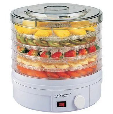 Сушка для продуктов овощей фруктов грибов 5 секций Maestro MR-765 10л дегидратор