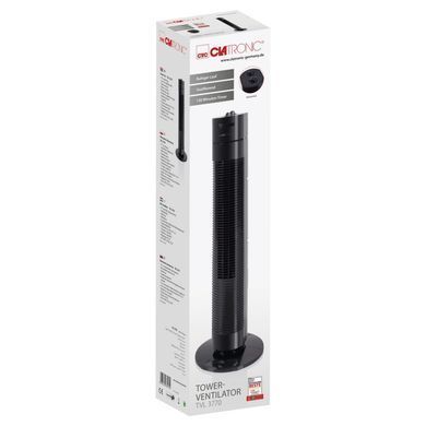 Колонний вентилятор Clatronic TVL 3770 78cm, потужність 35вт, чорний