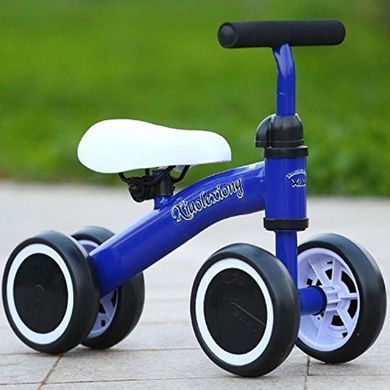 Беговел детский Xiaolexiog четырехколесный балансир без педалей 1-3 года blue