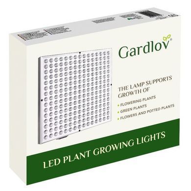 Фитолампа Gardlov 23525 с 225 LED-диодами - панель с красным и синим спектром для роста растений