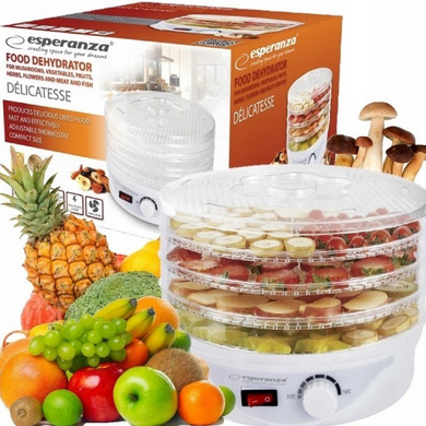 Сушка для фруктов овощей грибов и снеков Esperanza EKD 003 Delicatesse