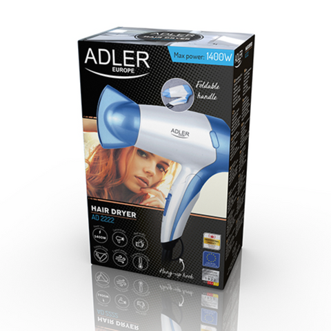 Фен для волос Сушилка Adler AD 2222 1200Вт