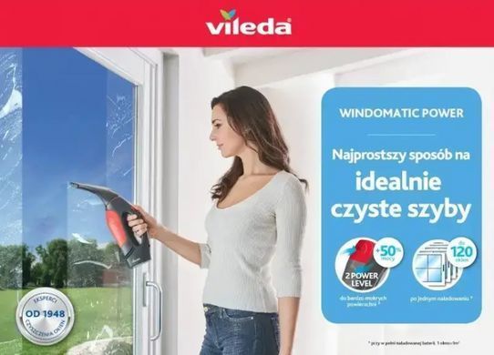 Акумуляторний склоочисник Windomatic Power Vileda
