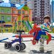 Біговел дитячий Xiaolexiog чотириколісний балансир без педалей 1-3 роки blue