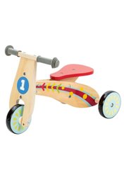 Дитячий дерев'яний біговел на 3 колесах PLAY TIVE різнобарвний LI-550356