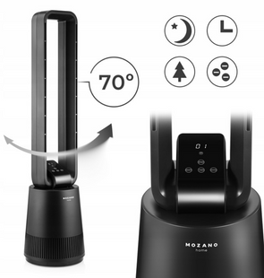 Колонный вентилятор 4в1 РАЗРАБОТКА 2023 Mozano Air Flow Pro черный WiFi