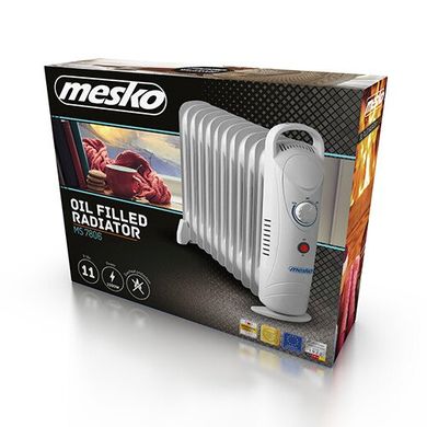 Обогреватель маслянный Mesko MS 7806 на 11 секций мощность 1200w