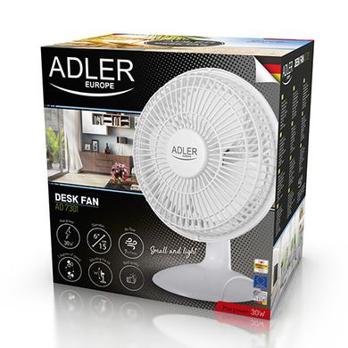 Вентилятор настольный Adler AD 7301 диам 15 см