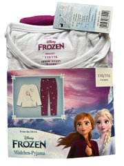 Бавовняна піжама для дівчинки з принтом Frozen розмір 134/140