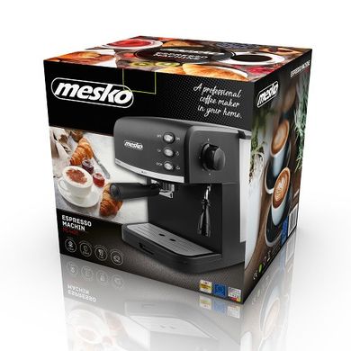 Кофеварка эспрессо Mesko MS 4409 black 15 Bar