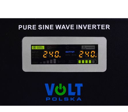 ДБЖ Перетворювач напруги Volt Polska SINUS PRO 1000 W 12/230 В (700/1000 Вт)