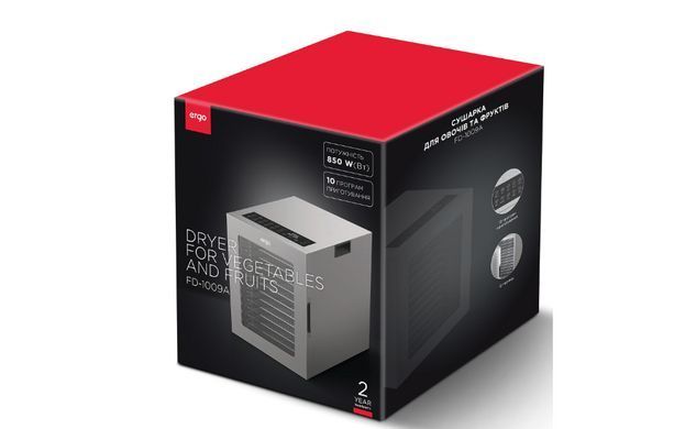 Сушилка для фруктов и овощей ERGO FD-1009A